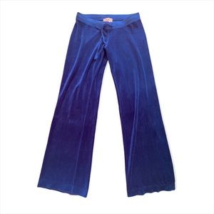 Juicy Couture Dark Blue Velour Pants